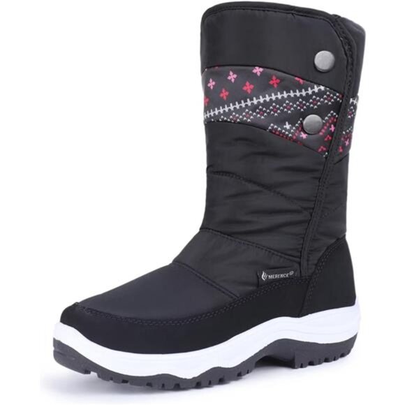 Women's Snow Boots Winter Water-Resistant Fur Lined Frosty Warm Anti-Slip Boot